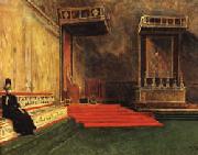 Leon Bonnat Interior of the Sistine Chapel oil painting picture wholesale